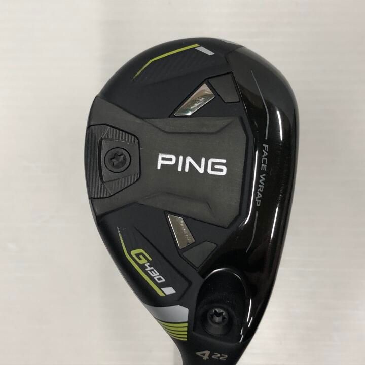 ピン G430 22度 ALTA J CB BLACK Sフレックス ユーティリティ 中古 