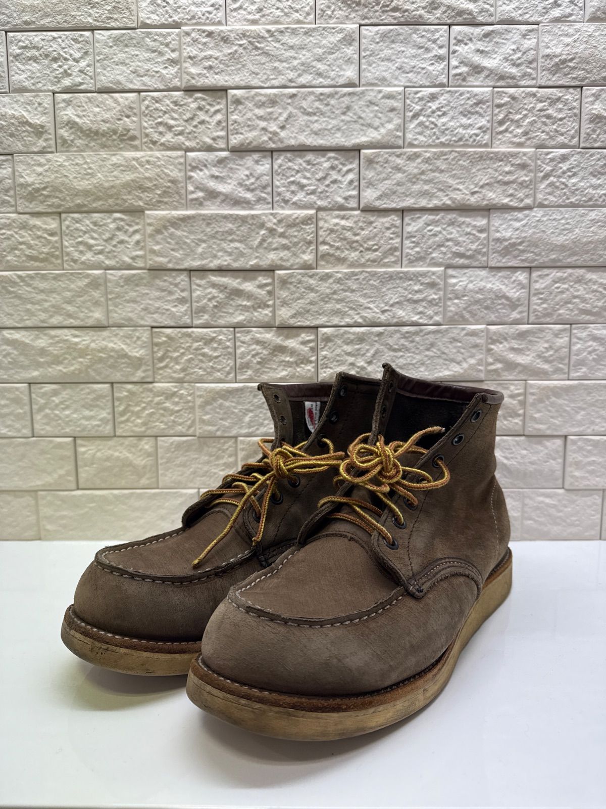 S00892｜REDWING｜レッドウィング｜アイリッシュセッター｜2877｜ワークブーツ｜6インチ｜6inch｜ヌバック｜ベージュ｜BEIGE｜メンズ｜アメカジ｜USA古着｜古着｜90S｜Y2K｜ヴィンテージ｜レースアップ｜ブーツ｜アウトドア｜フォロー割｜