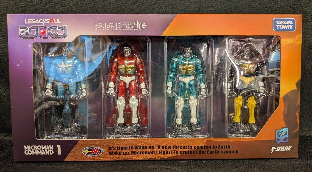 タカラトミー LEGACY SOUL T-SPARK ミクロマンコマンド1号 4体セット