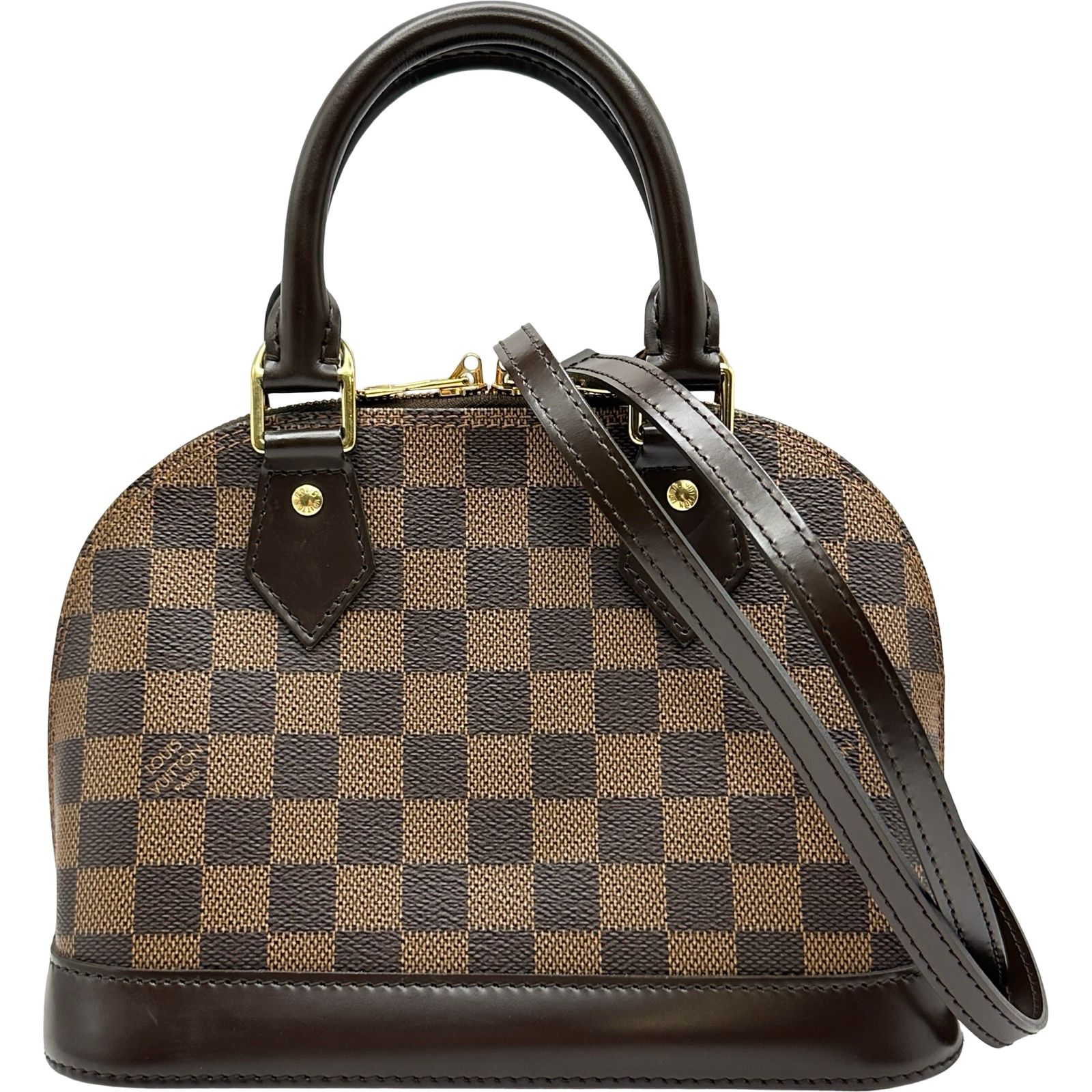 ルイ・ヴィトン LOUIS VUITTON アルマBB N41221 ブラウン ダミエ・エベヌ レディース ショルダーバッグ