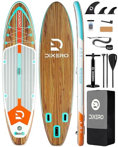 ディクセロ) 空気注入式 スタンドアップパドルボード 11フィート x 33