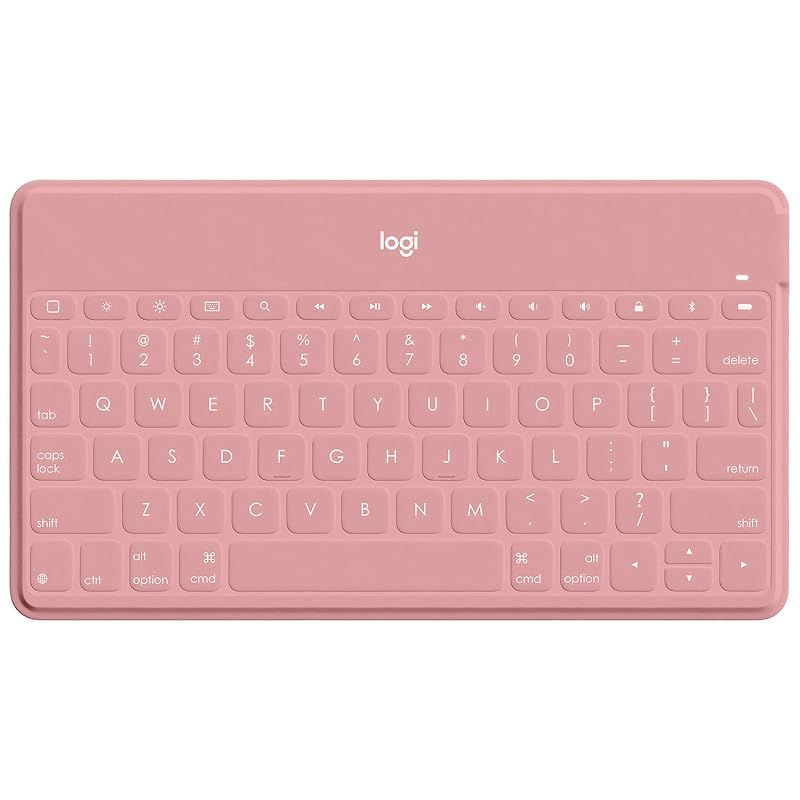 【新品】 ロジクール KEYS TO GO ワイヤレス Bluetooth キーボード iK1042BP US配列 薄型 6mm 軽量 180g ワイヤレスキーボード iPhone iPad Apple TV 充電式 第10世代 第9世代 対応 耐水 無線 ス