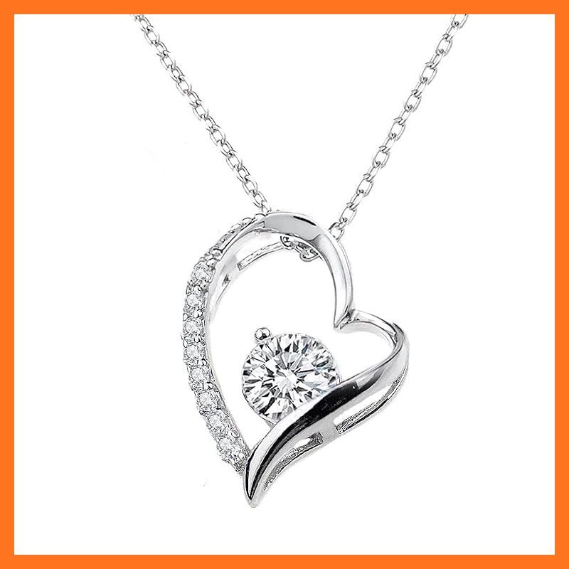 【新品】 結婚祝い プレゼント 人気ランキング結婚記念日 プレゼント 妻スワロフスキー ブレスレット 1.8ct モアサナイト ダイヤモンド ラブネックレス - 贈り物に最適なバレンタイン、誕生日、結婚記念日、退職祝いに高いアイテム！ Birthday Mot