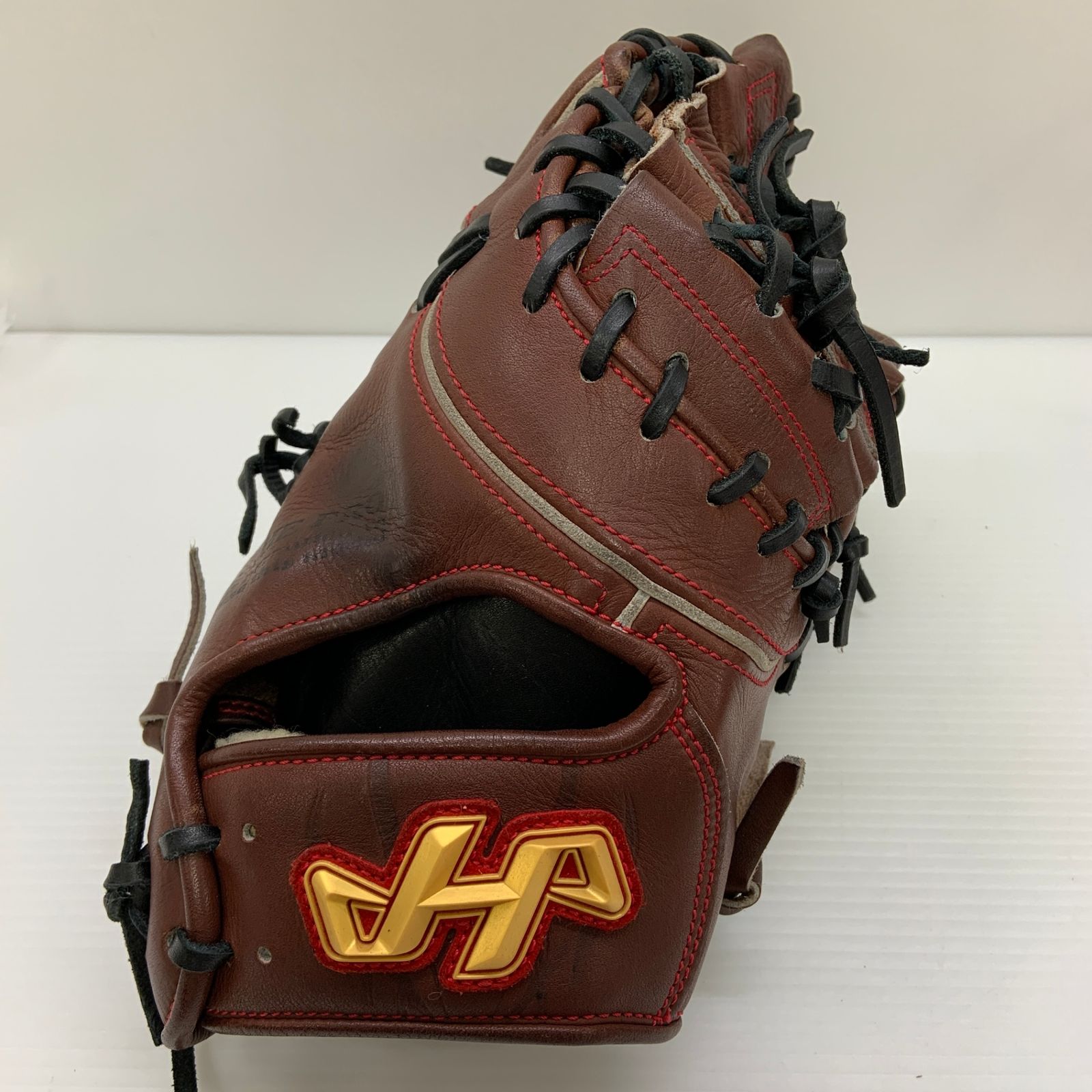 ハタケヤマ HATAKEYAMA 硬式 大人 一般 ファーストミット 一塁手 グローブ グラブ 右投げ 中古品 野球 9001