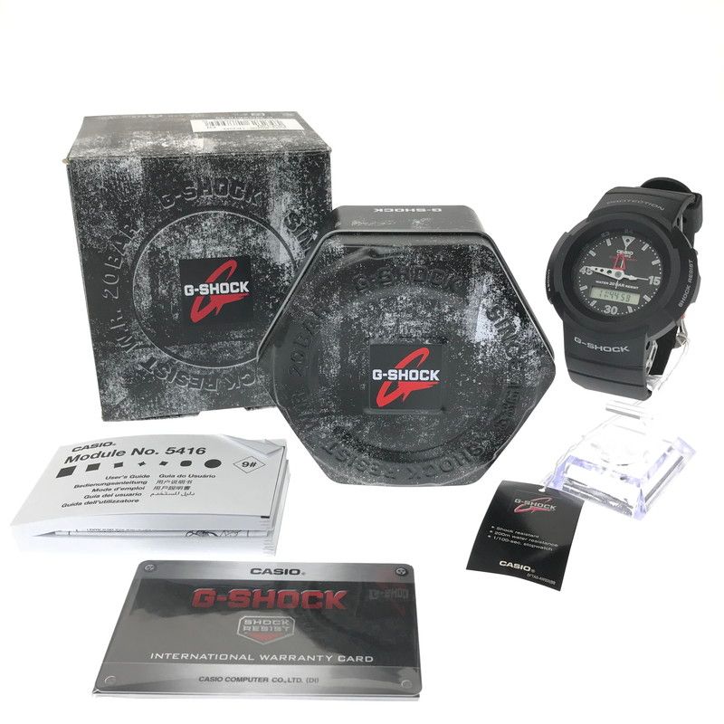 【中古美品】 G-SHOCK ジーショック AW-500 SERIES AW-500E-1EDR アナログ デジタル クォーツ 腕時計 アクセサリー 【196-260620-rt-03-tagh】