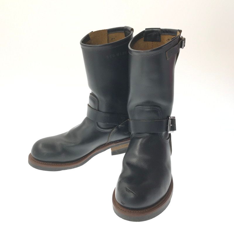 【中古品】 REDWING レッドウィング ENGINEER BOOT 9268 エンジニア ブーツ USA製 プリント羽タグ 靴 【164-260620-rt-19-tagh】