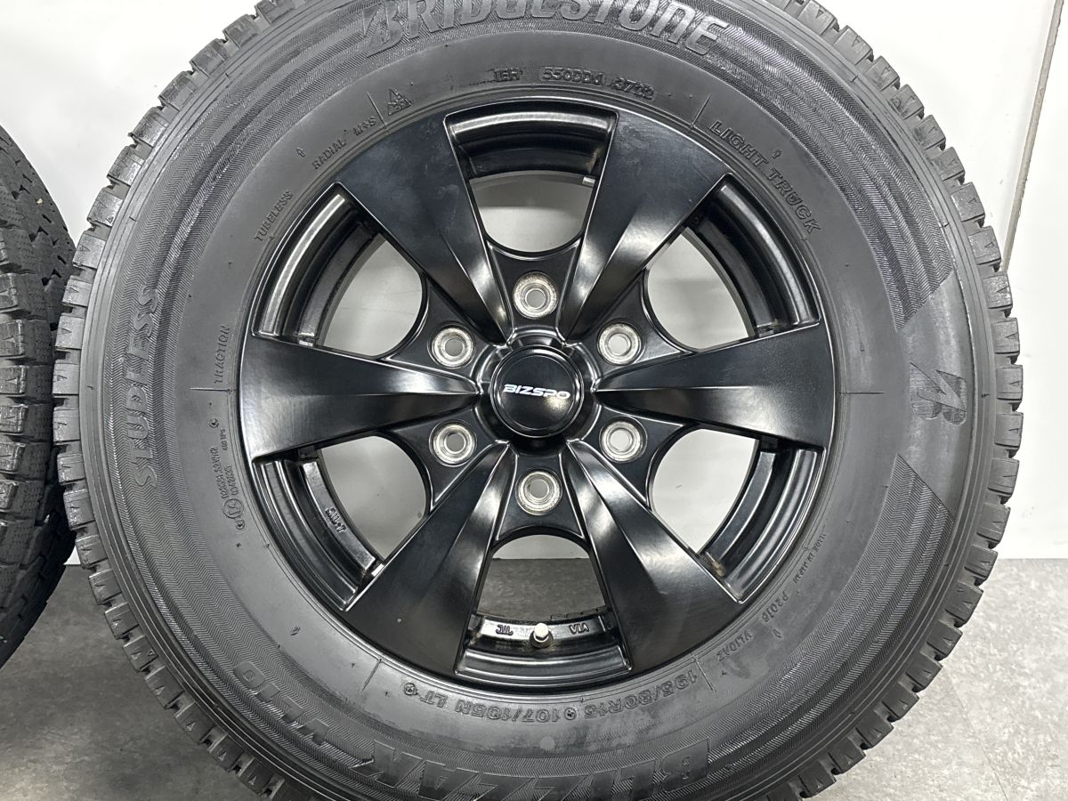 バリ溝スタッドレス】BIZSPO 15in 6J +44 PCD139.7 ブリヂストン 
