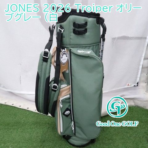 キャディバッグ JONES JONES 2026 Troiper オリーブグレー (白//0 9690