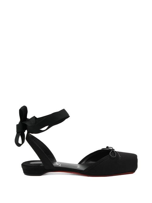CHRISTIAN LOUBOUTIN カシア レースアップ フラット サンダル 送料無料