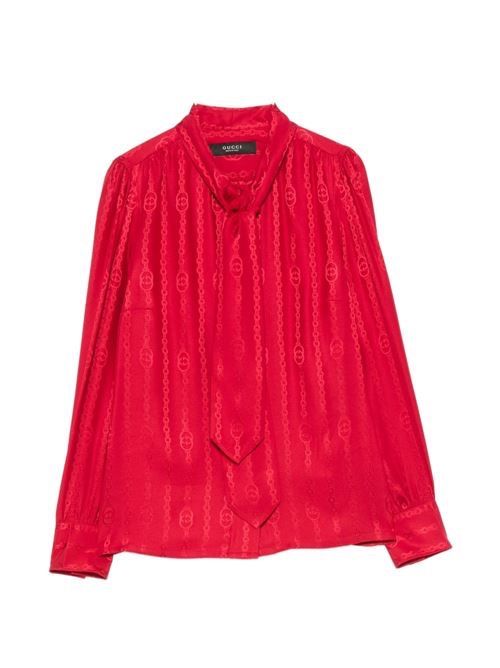GUCCI シルクシャツ 送料無料