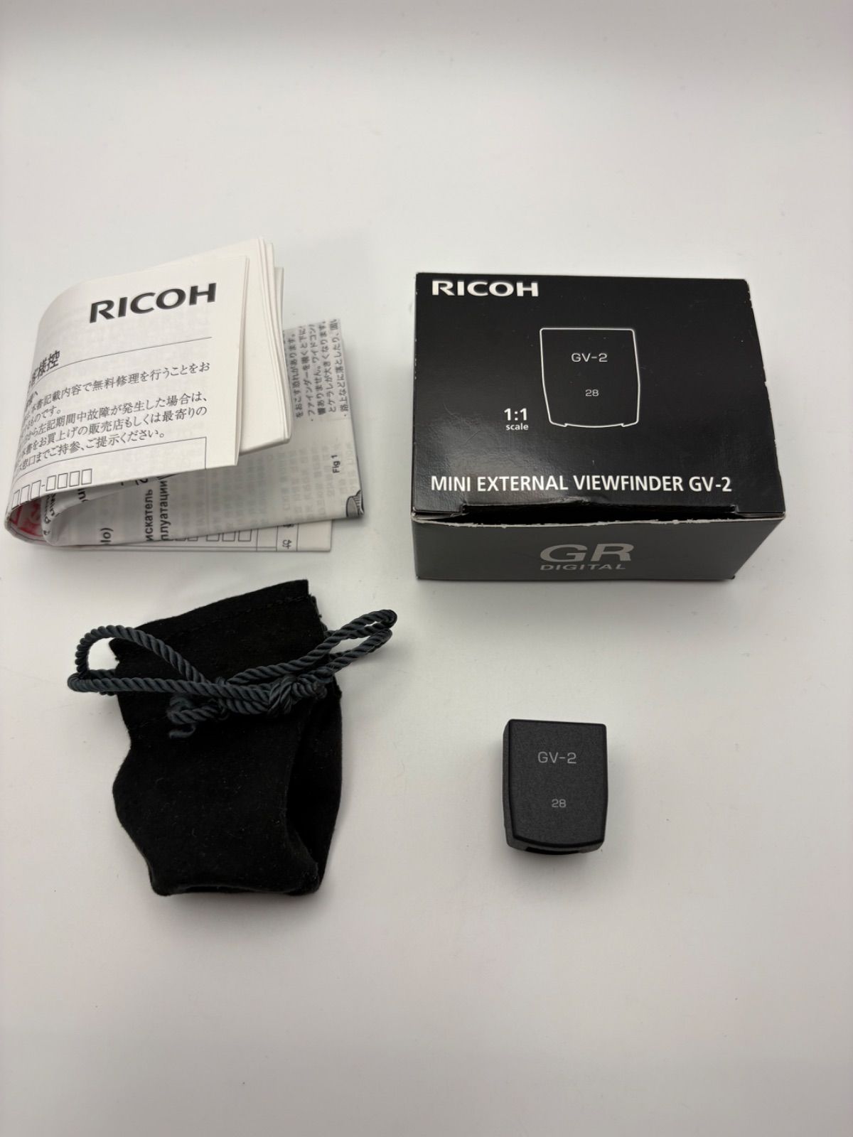 美品】RICOH GR用 外部ミニファインダー GV-2 - メルカリ