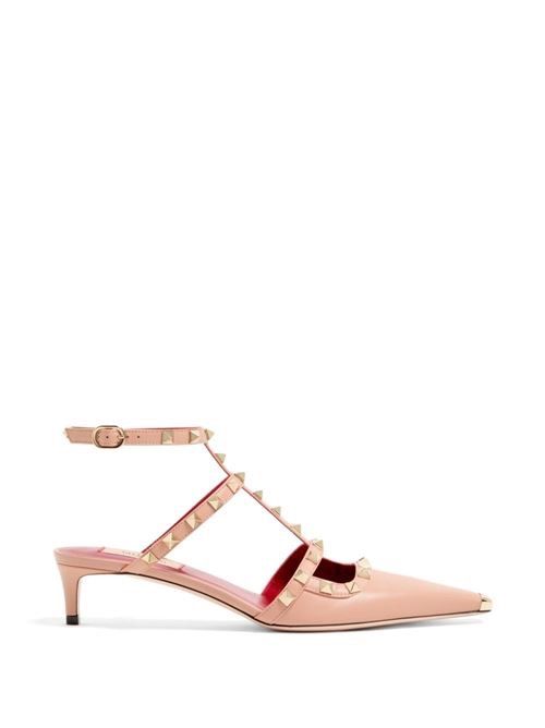 VALENTINO GARAVANI ロックスタッド レザー パンプス 送料無料