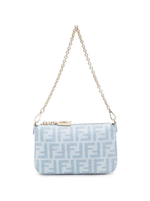 FENDI バゲット デニム ポーチ 送料無料