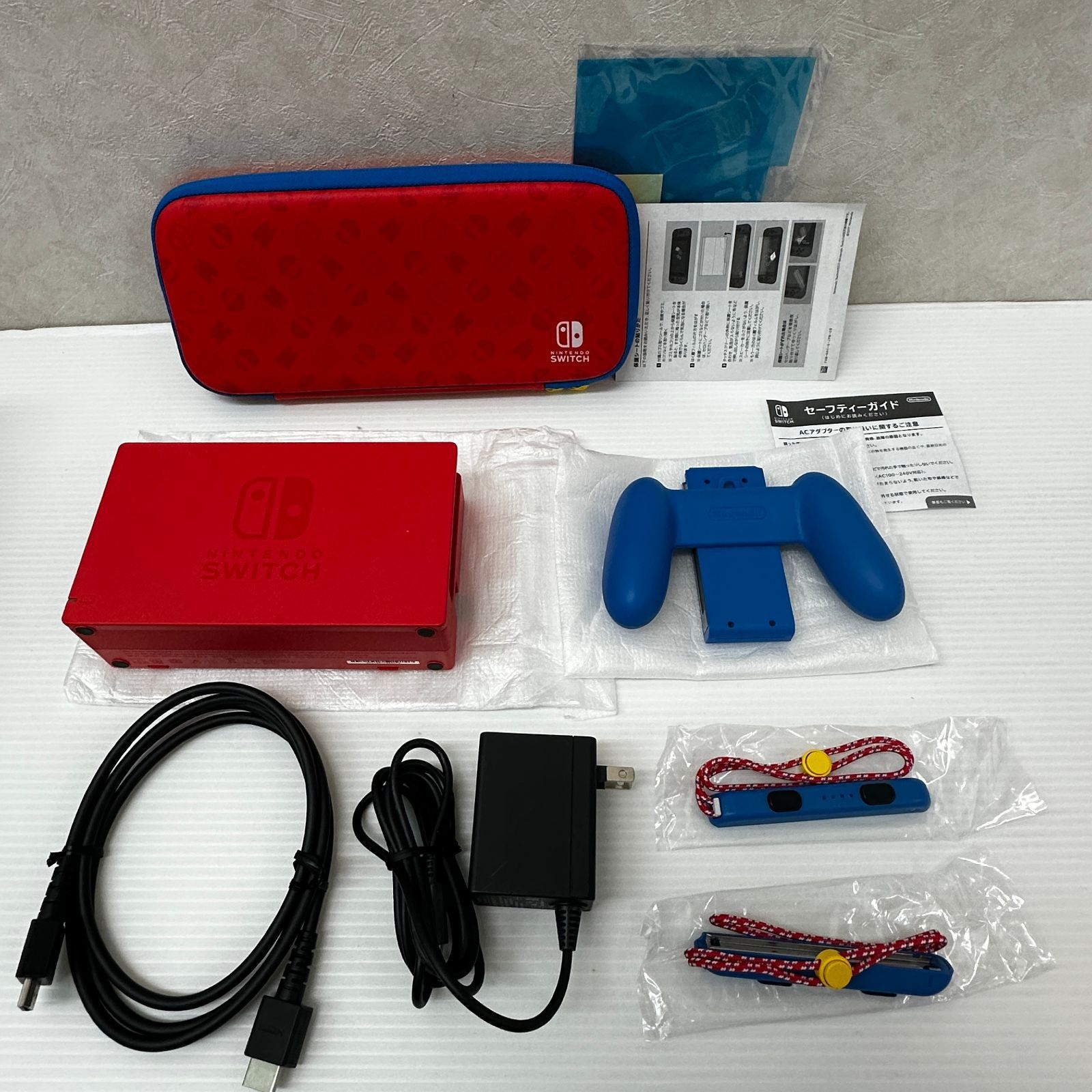 Nintendo Switch マリオレッド×ブルー セット [HAD-S-RAAAF] 中古品