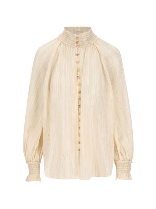 ZIMMERMANN ASTER コットン＆シルク ブラウス 送料無料