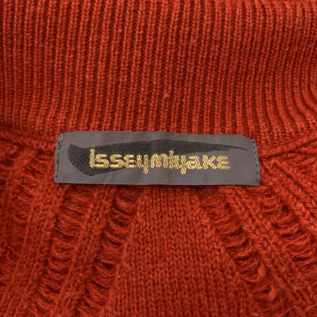 ISSEY MIYAKE / イッセイミヤケ | 1980s | 筆タグ ウール コットン
