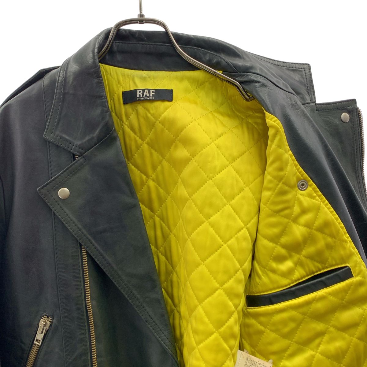 RAF BY RAF SIMONS / ラフバイラフシモンズ | レザー ダブルライダース