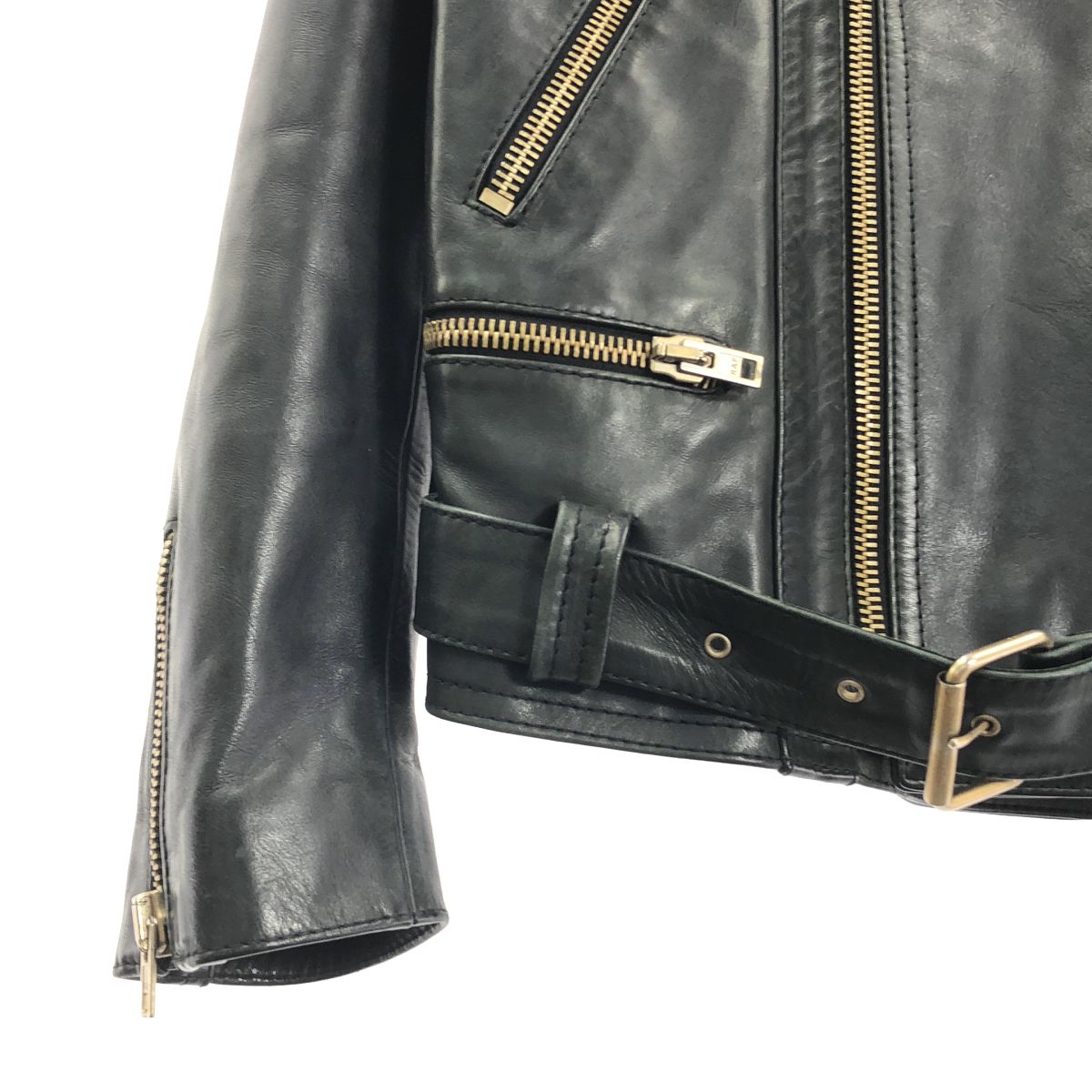 RAF BY RAF SIMONS / ラフバイラフシモンズ | レザー ダブルライダース