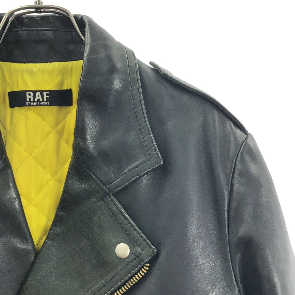 RAF BY RAF SIMONS / ラフバイラフシモンズ | レザー ダブルライダース