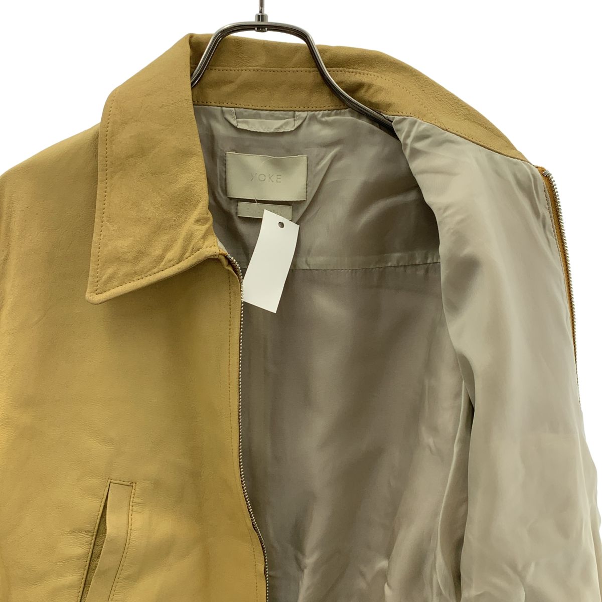美品】 YOKE / ヨーク | Leather Zip Blouson レザー ジップブルゾン
