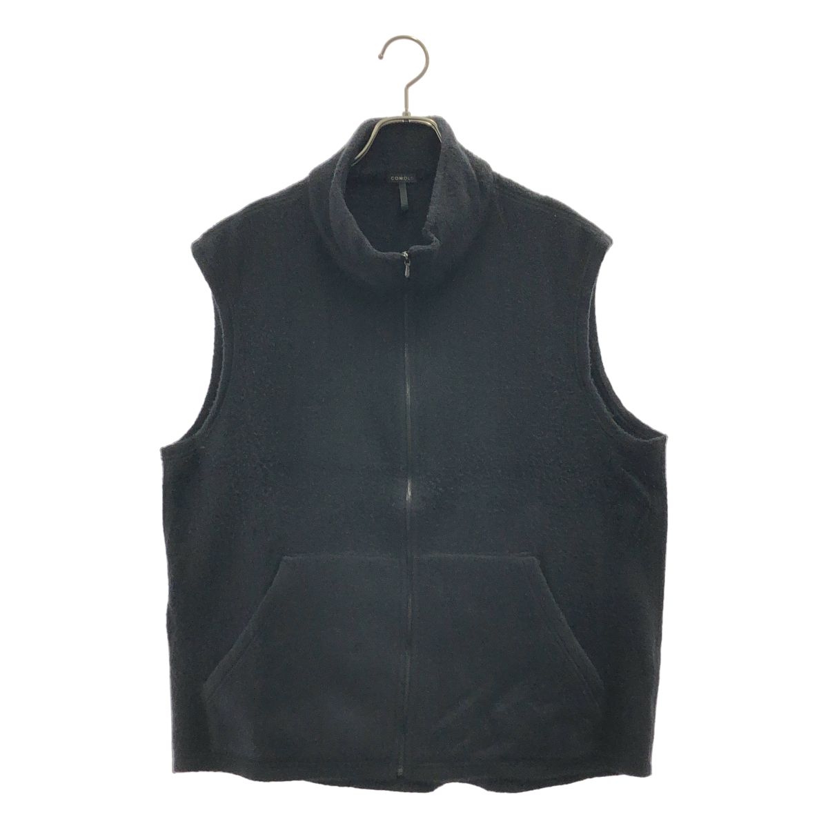 COMOLI / コモリ | 2020AW | シルクフリース ベスト | 1 | ブラック