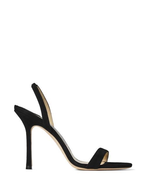 JIMMY CHOO JENN スエード レザー サンダル 送料無料