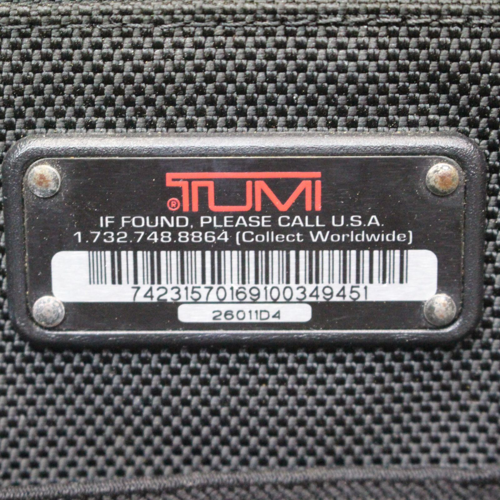 653)TUMI トゥミ 26011D4 ビジネスバッグ ブリーフケース ブラック 