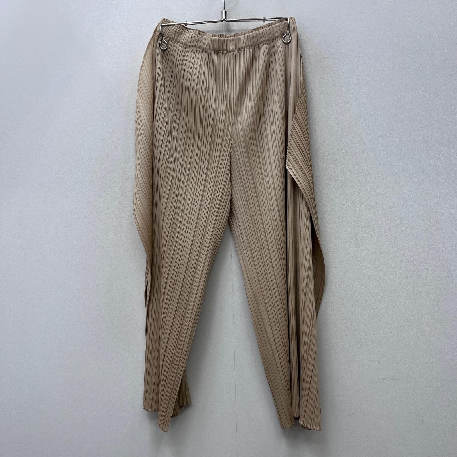 【加古川店】 中古 ISSEY MIYAKE | イッセイミヤケ パンツ PLEATS PLEASE PP31JF165 ベージュ サイズ：4 【111】