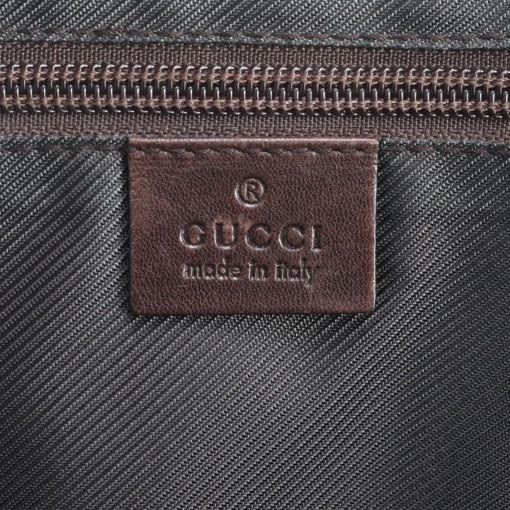 美品 グッチ GGスプリーム 101666 レザー ビジネス バッグ 書類鞄