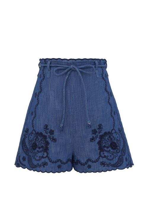 ZIMMERMANN ASTER デニムショートパンツ 送料無料
