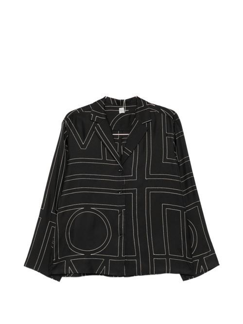 TOTEME MONOGRAM シルク パジャマ シャツ 送料無料