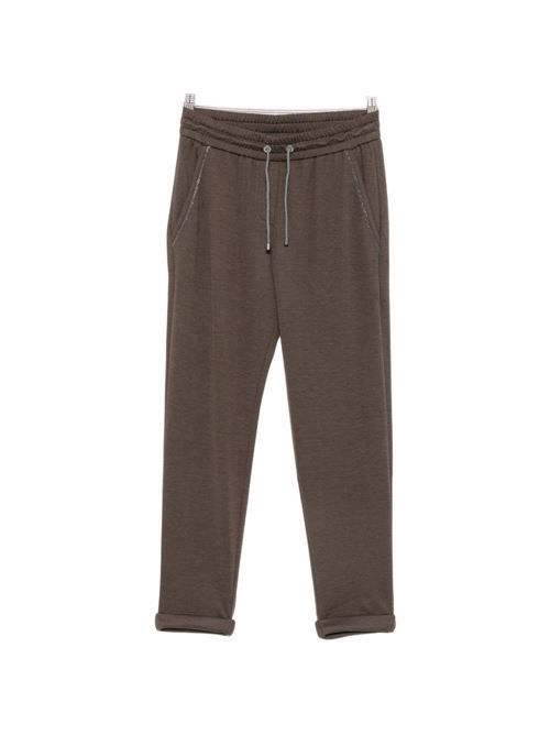 BRUNELLO CUCINELLI コットン＆シルク パンツ 送料無料