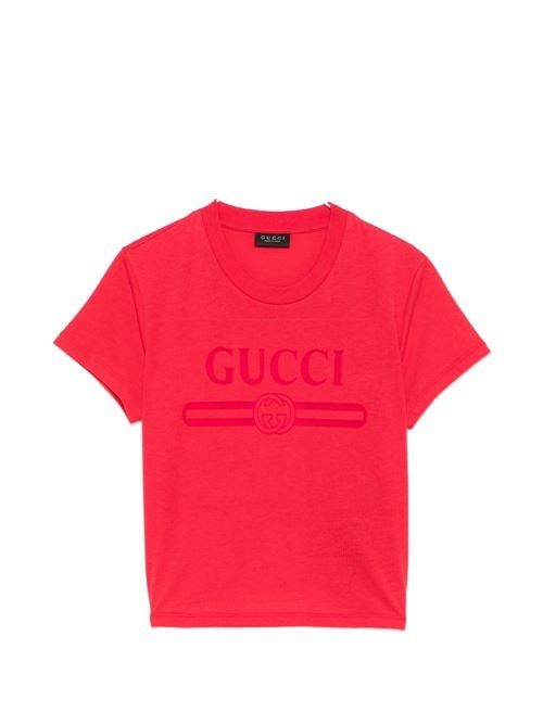 GUCCI ロゴ コットン Tシャツ 送料無料