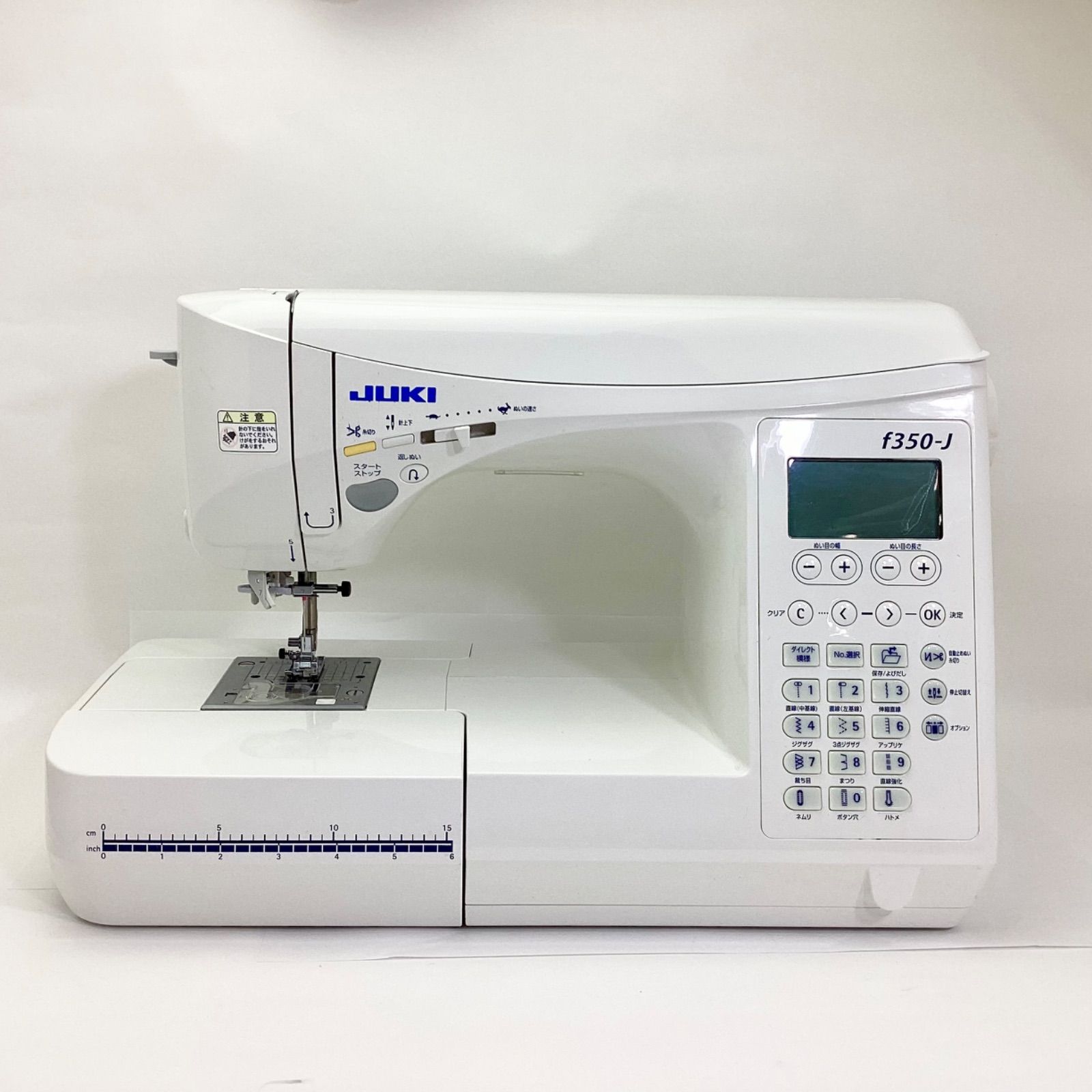 JUKI f350-j 家庭用コンピューターミシン　中古品 WT付