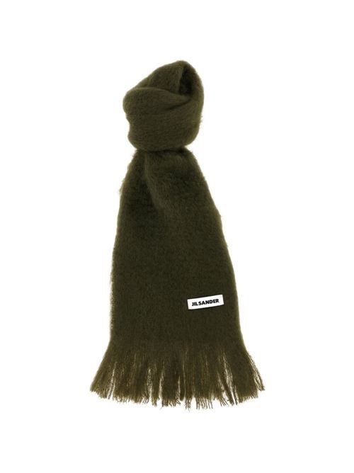 JIL SANDER ウールスカーフ 送料無料