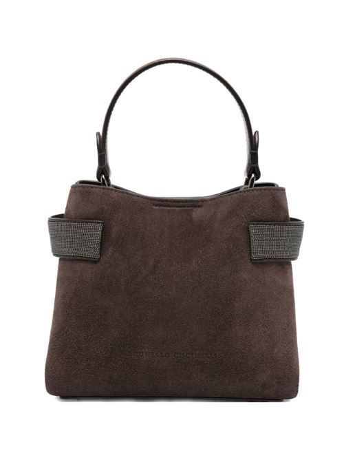 BRUNELLO CUCINELLI レザー ハンドバッグ 送料無料