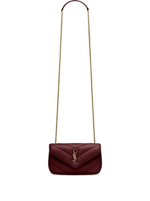 SAINT LAURENT LOULOU ミニ レザー クロスボディバッグ 送料無料