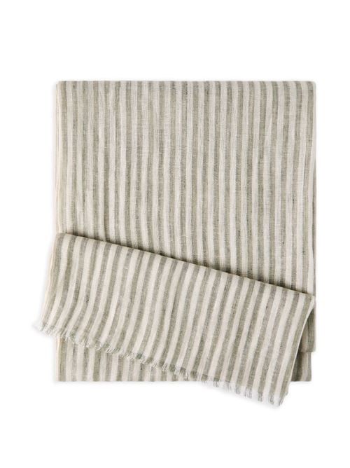 BRUNELLO CUCINELLI ストライプリネンスカーフ 送料無料