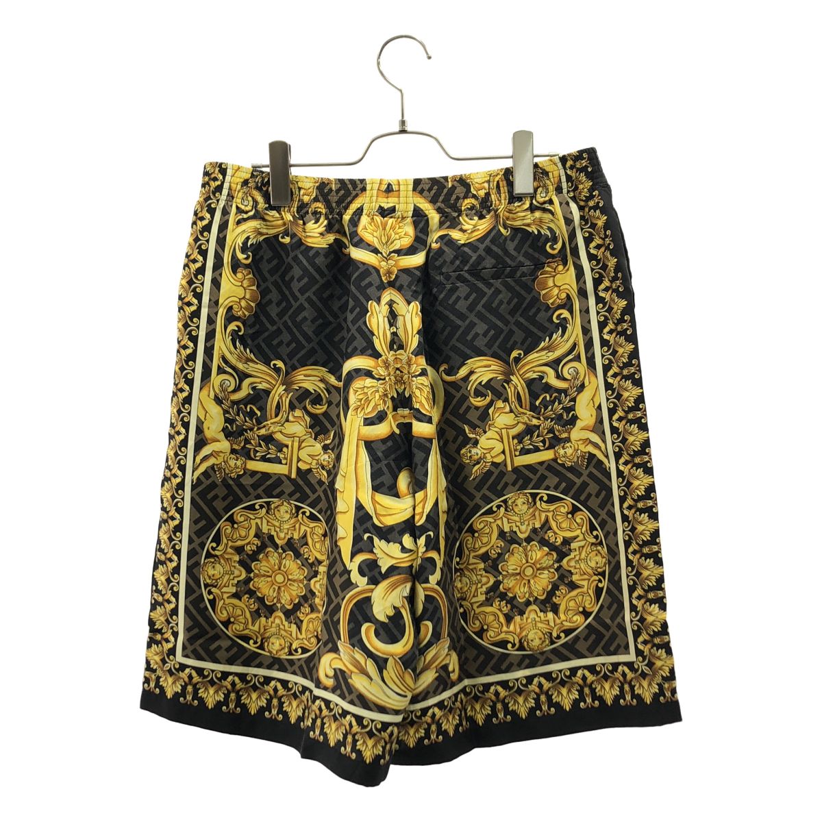 美品】 FENDI / フェンディ | ×VERSACE / シルク バロック ズッカ