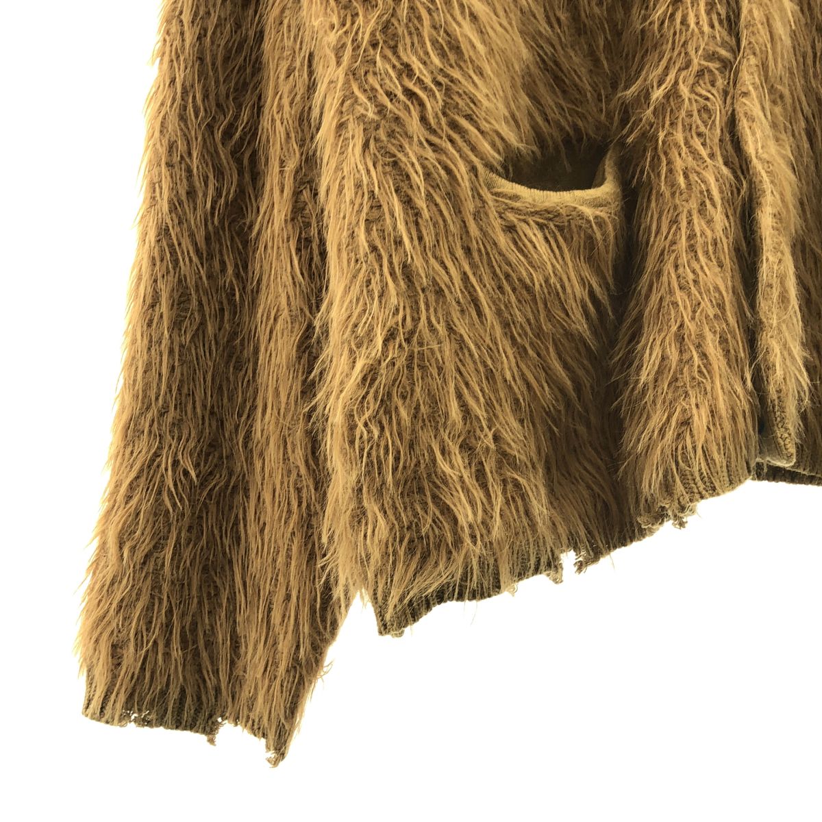 SandWaterr / サンドウォーター | 2025AW | ORGANIZED CARDIGAN フェザーヤーンカーディガン | 2 | ブラウン | メンズ SandWaterr / サンドウォーター | 2025AW | ORGANIZED CARDIGAN