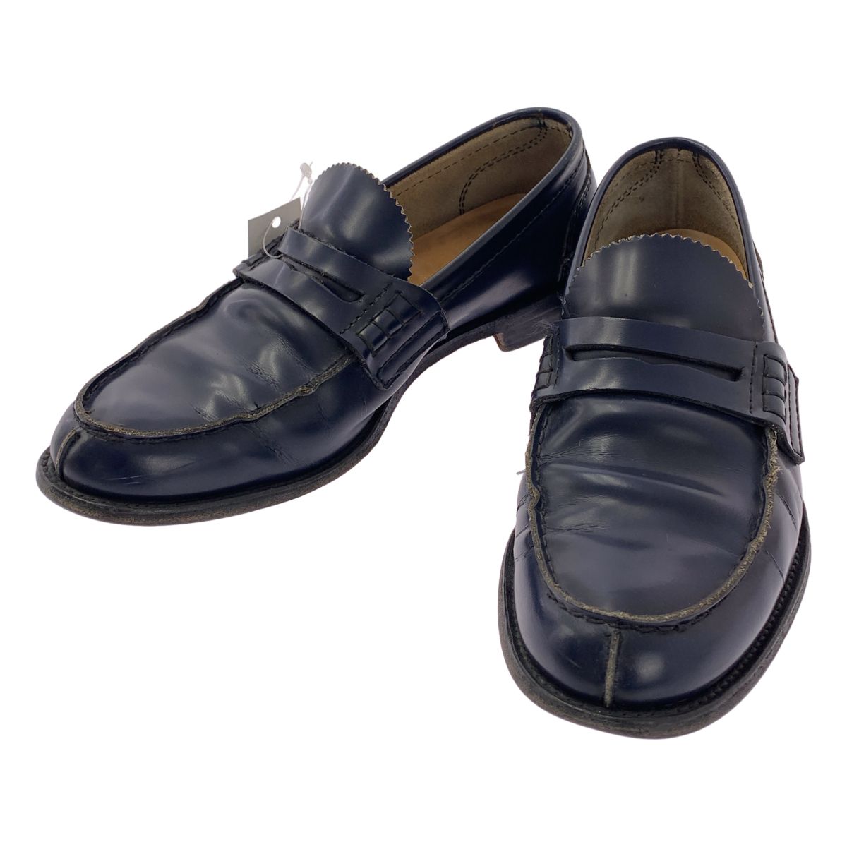 Church's / チャーチ | TUNBRIDGE レザー ローファ | 85G | ネイビー | メンズ Church's / チャーチ | TUNBRIDGE レザー コインローファ | 85G