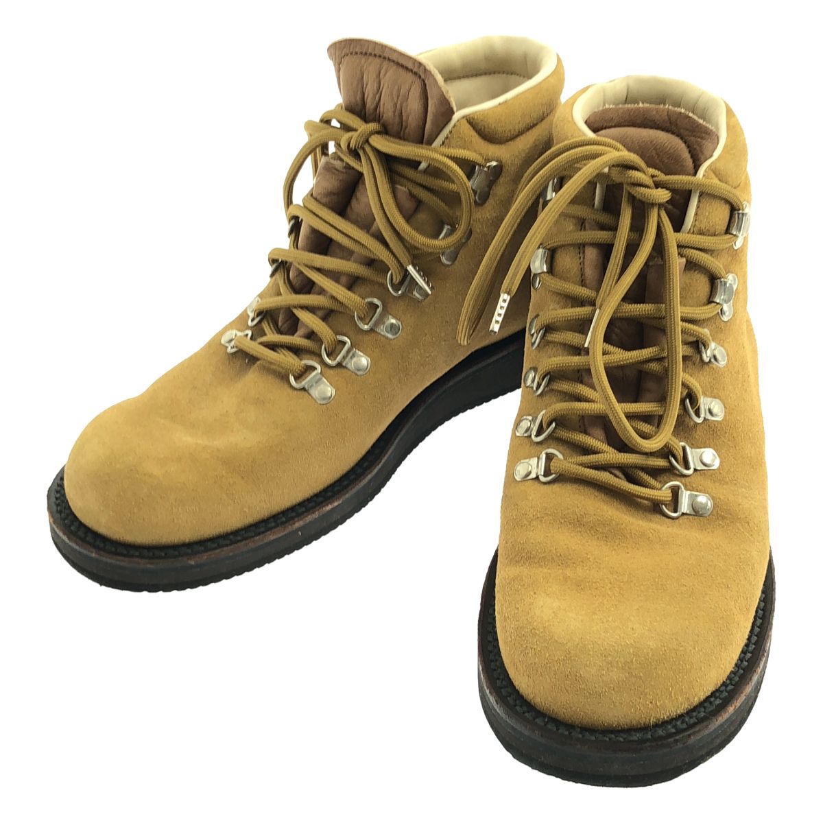 TAKAHIROMIYASHITA The Soloist/ Takahiro Miyashita The Soloist | Suede Lace Up Boots | 8 | Beige | Mens