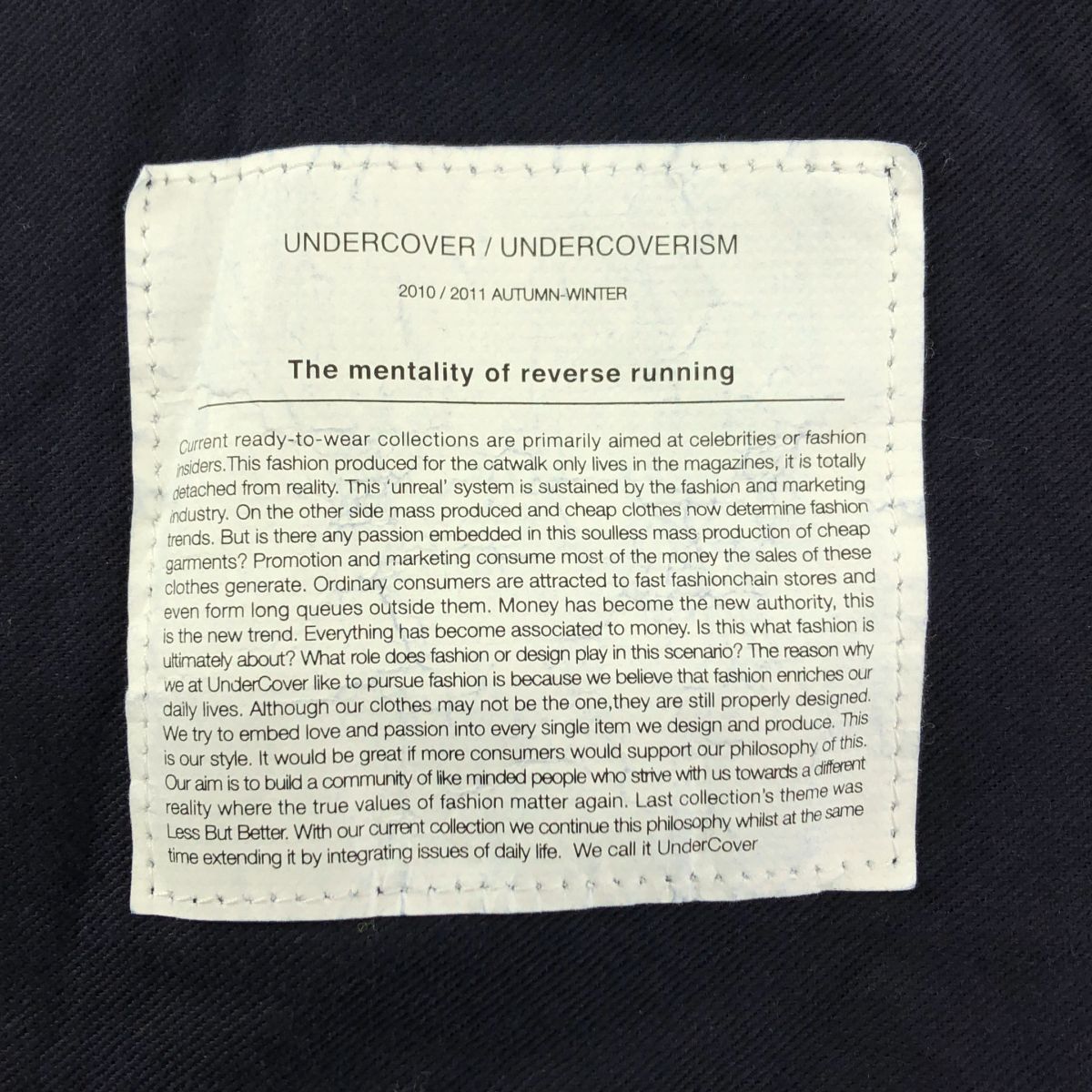UNDERCOVERISM / アンダーカバイズム | AVAKARETA LIFE期 変形 カーゴ