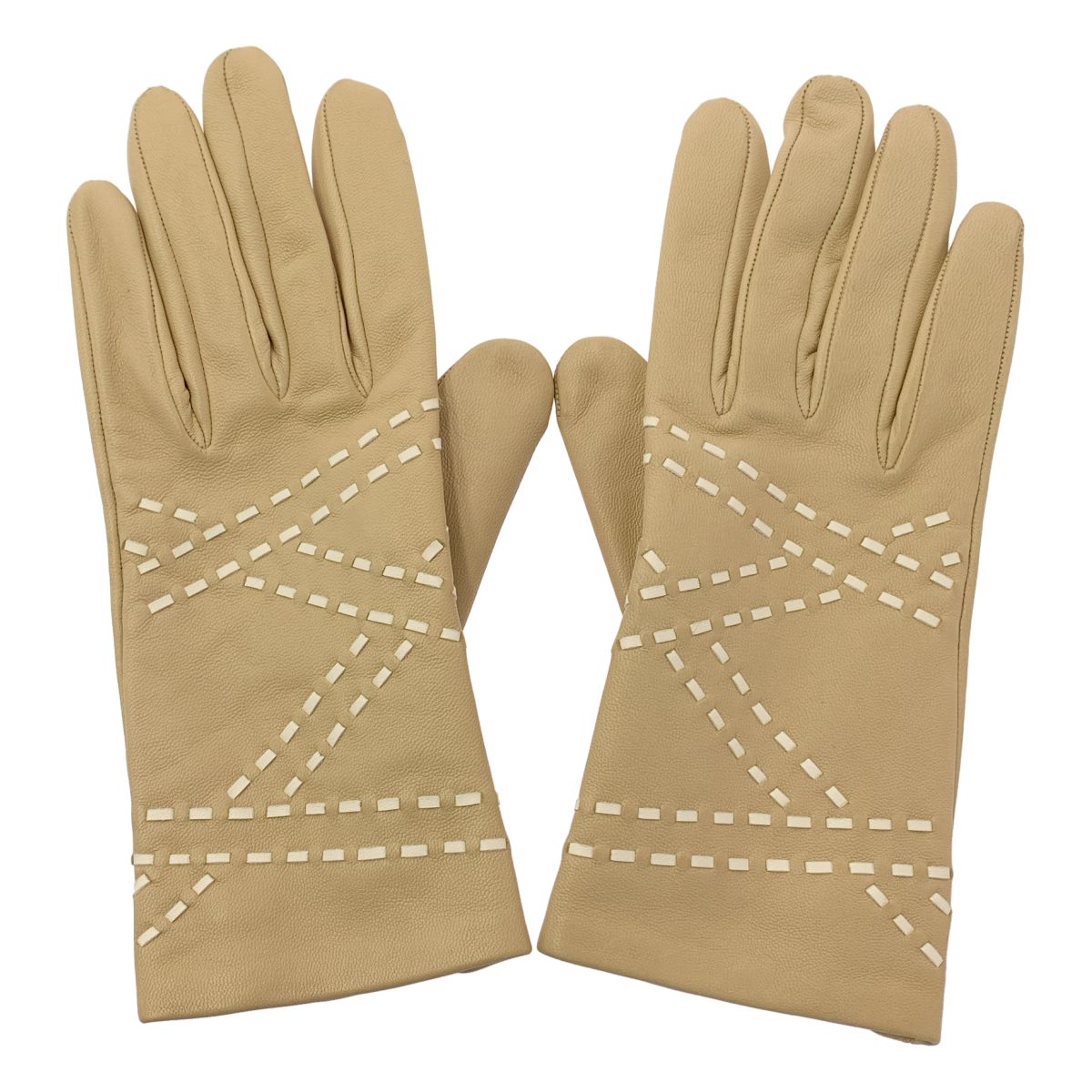 HERMES / エルメス | Leather Gloves / レザー ステッチワーク