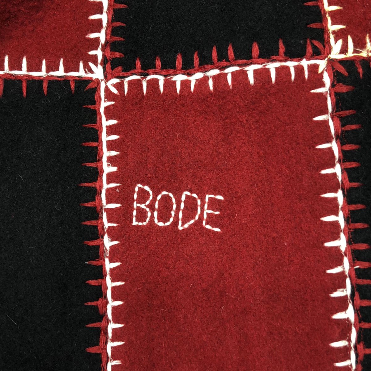 BODE / ボーディ | Blanket Stitch Quilt Jacket ウール混 ステッチ