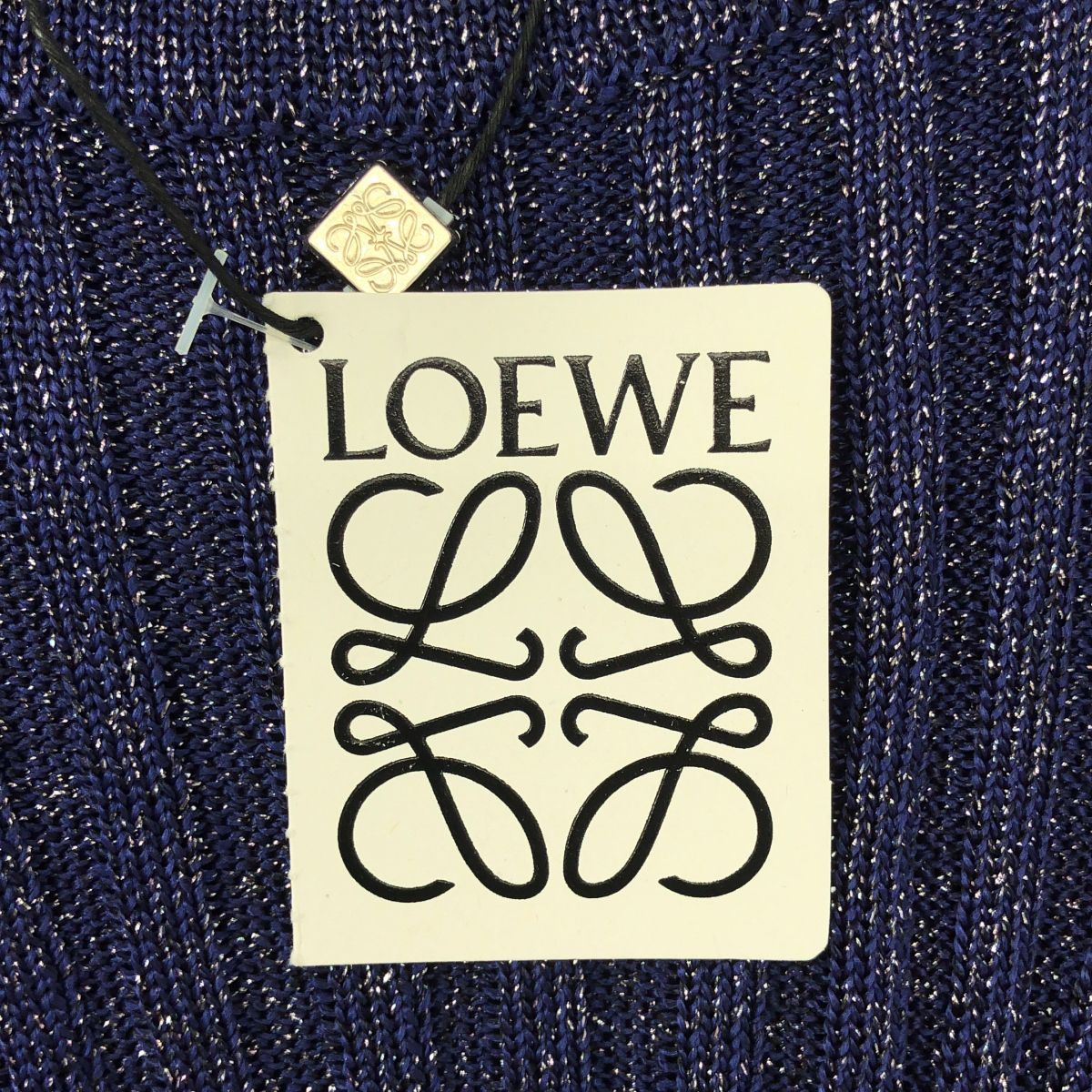 美品⬛︎LOEWE⬛︎ロエベ⬛︎ウールニット⬛︎アナグラム⬛︎ユニセックス⬛︎オレンジ 美品】 LOEWE / ロエベ | リブ アナグラム ロゴ ニット | XS