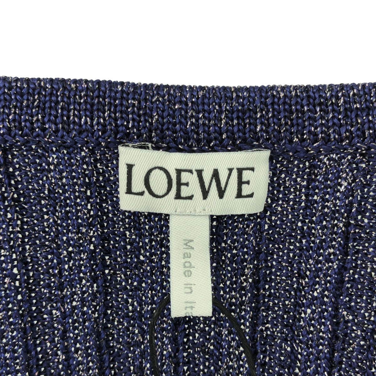 美品】 LOEWE / ロエベ | リブ アナグラム ロゴ ニット | XS