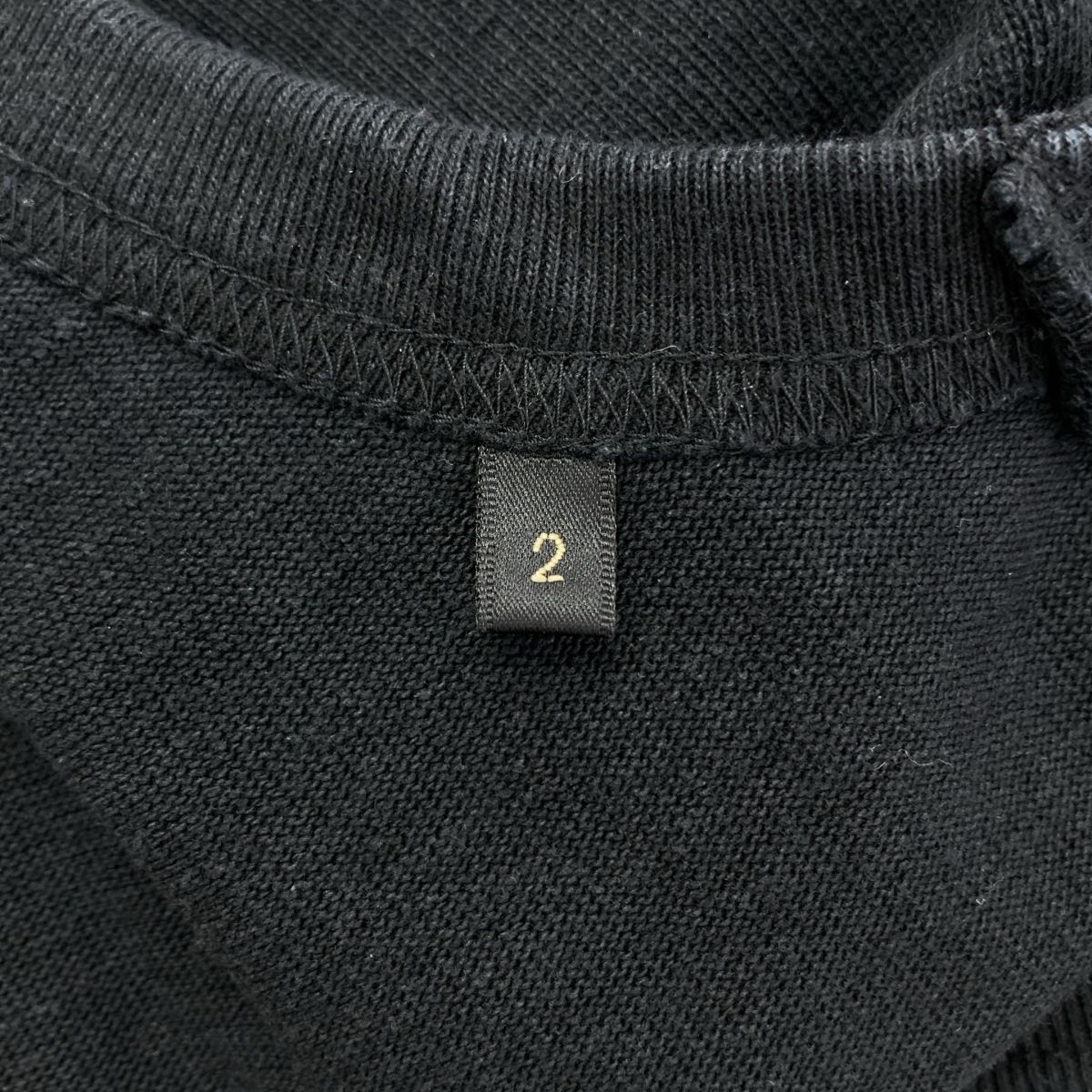 COMOLI / コモリ | 2022SS | フットボールTシャツ | 2 | ブラック