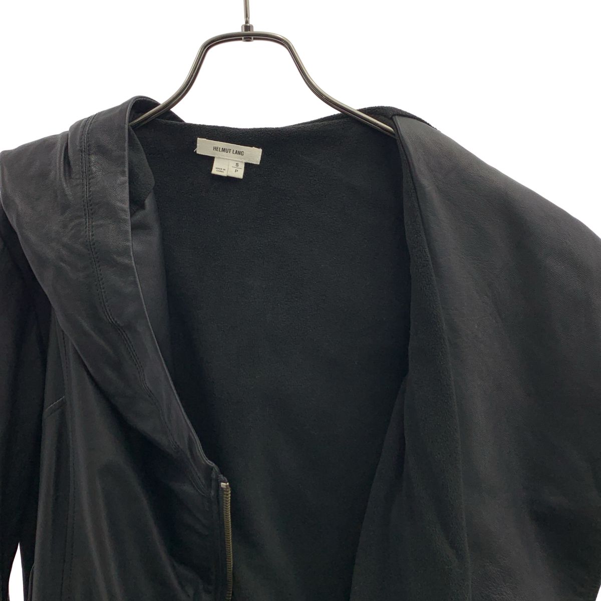 HELMUT LANG / ヘルムートラング | ラムレザー 裏地フリース 