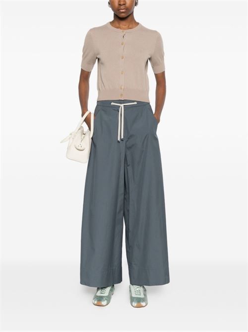 S MAX MARA コットンワイドレッグパンツ 送料無料 S MAX MARA コットンワイドレッグパンツ 送料無料